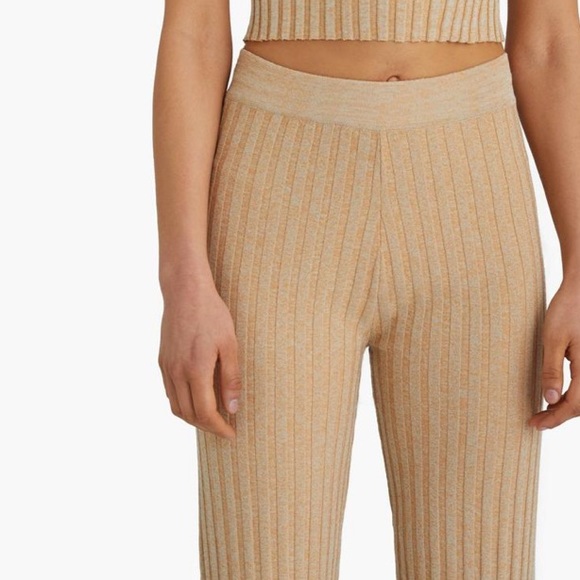 paloma wool beige pant high waisted komo - Picture 3 of 4